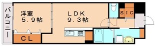 吉塚駅 徒歩5分 6階の物件間取画像